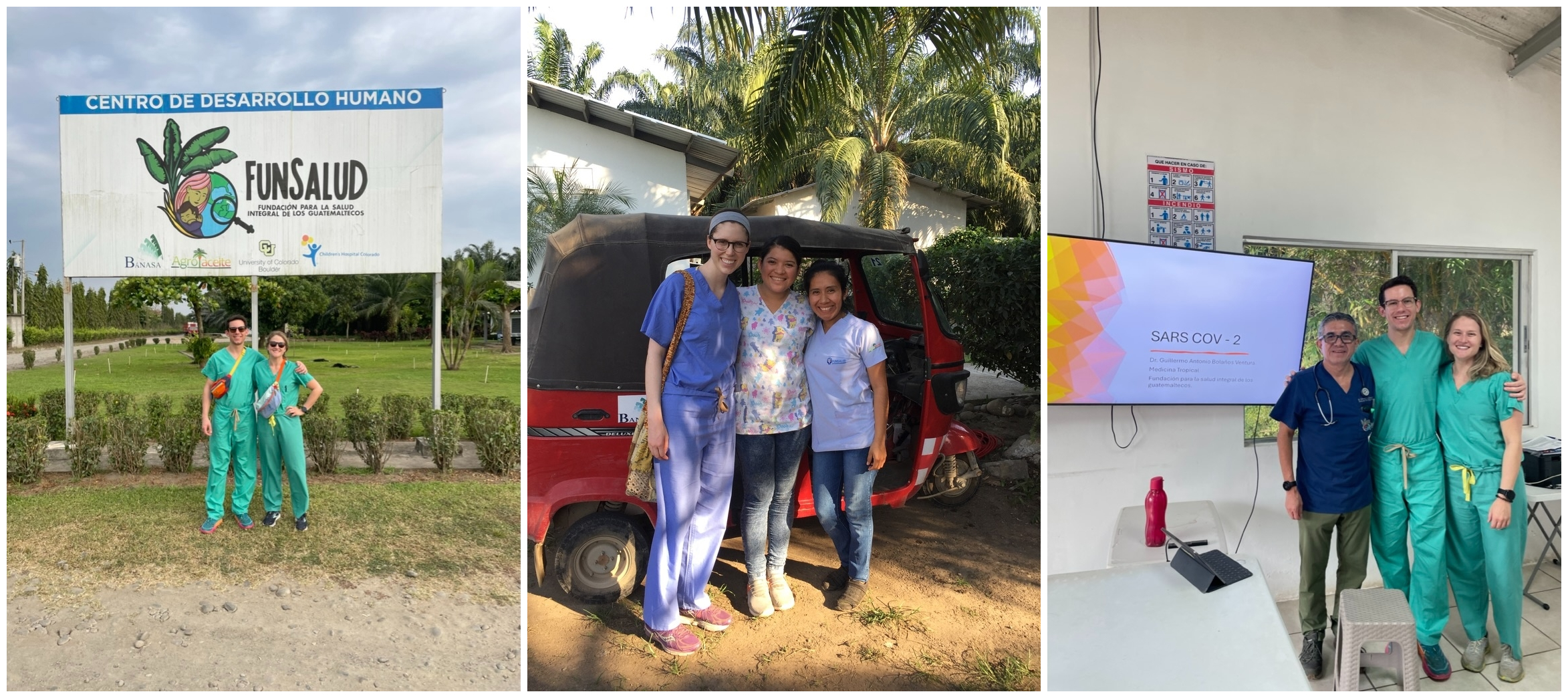 Global Health photo header with posed traveling residents