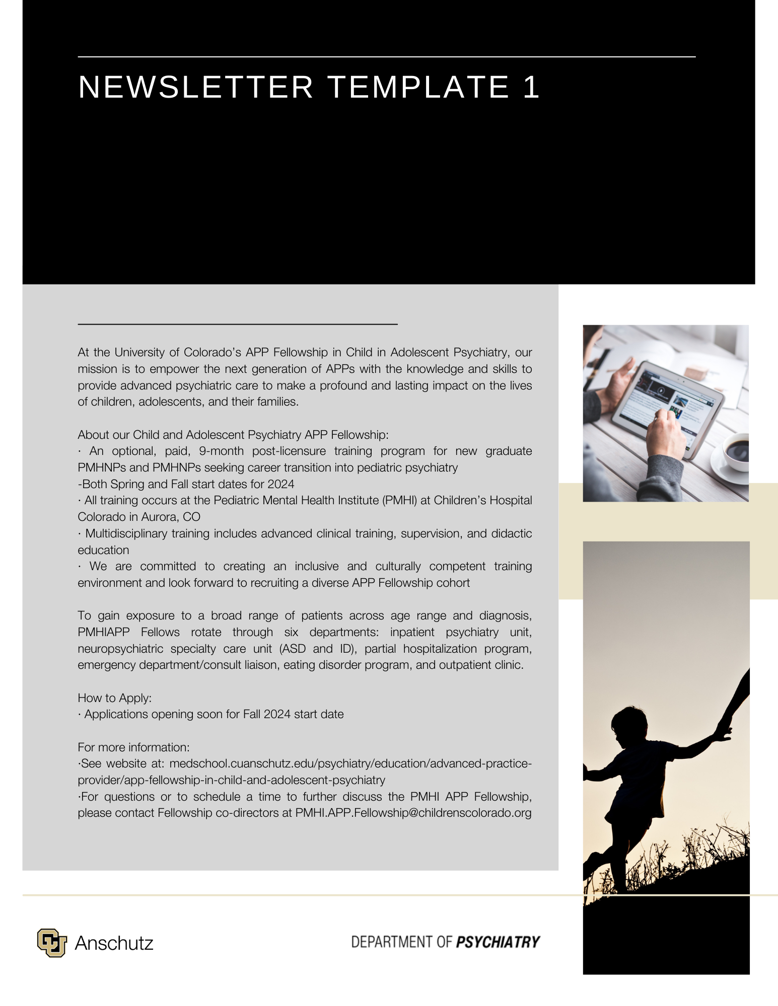 Newsletter 2026 template