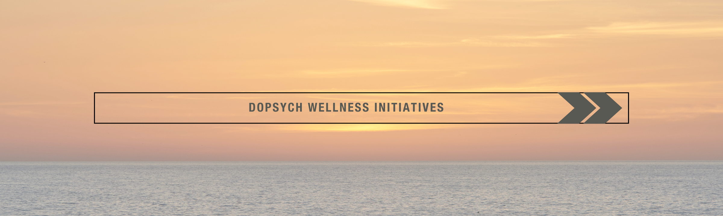 DOPsych Wellness Initiatives Banner, which reads 