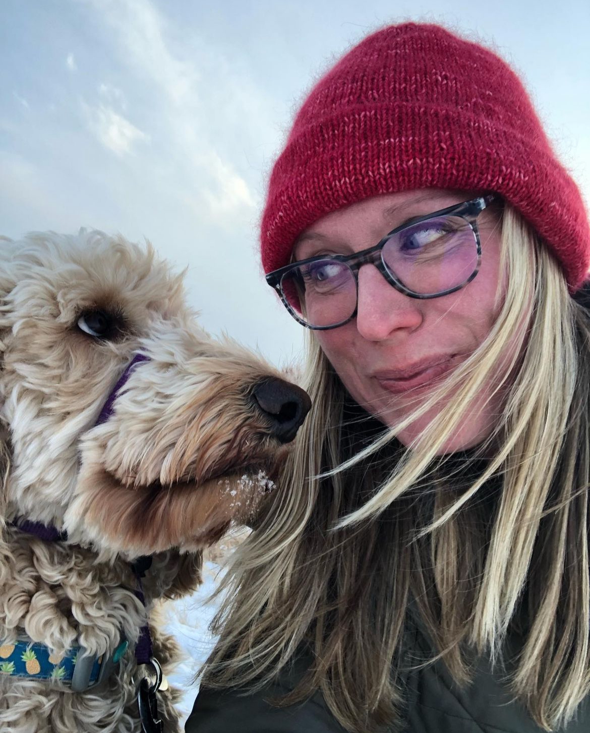 Holly Ables and Her Dog