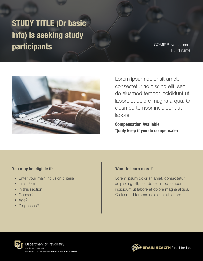 Research Study Ad Template 3