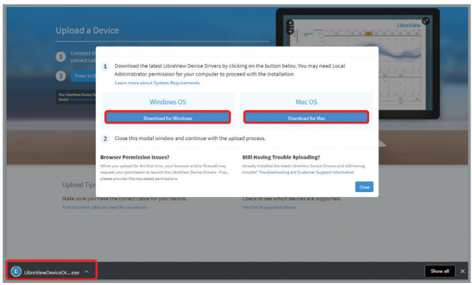 libreview device drivers