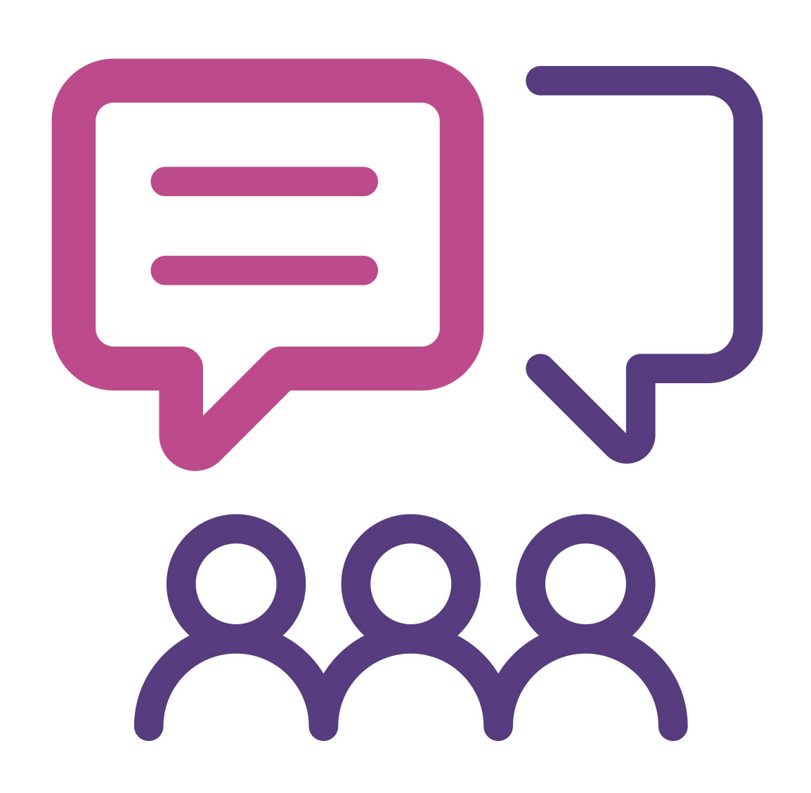 Learning icon representing a new course from the Ludeman Center.