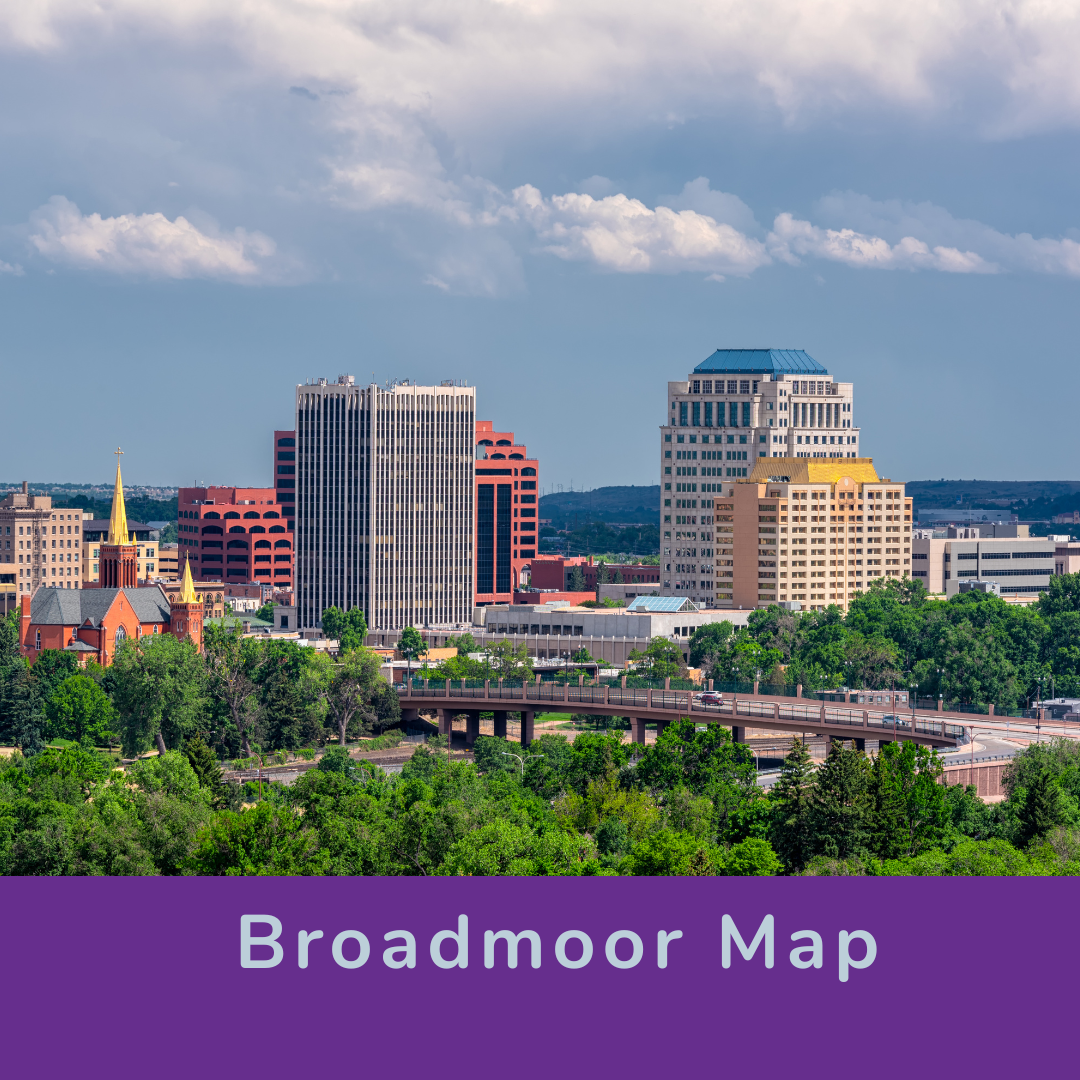 Map of Broadmoor