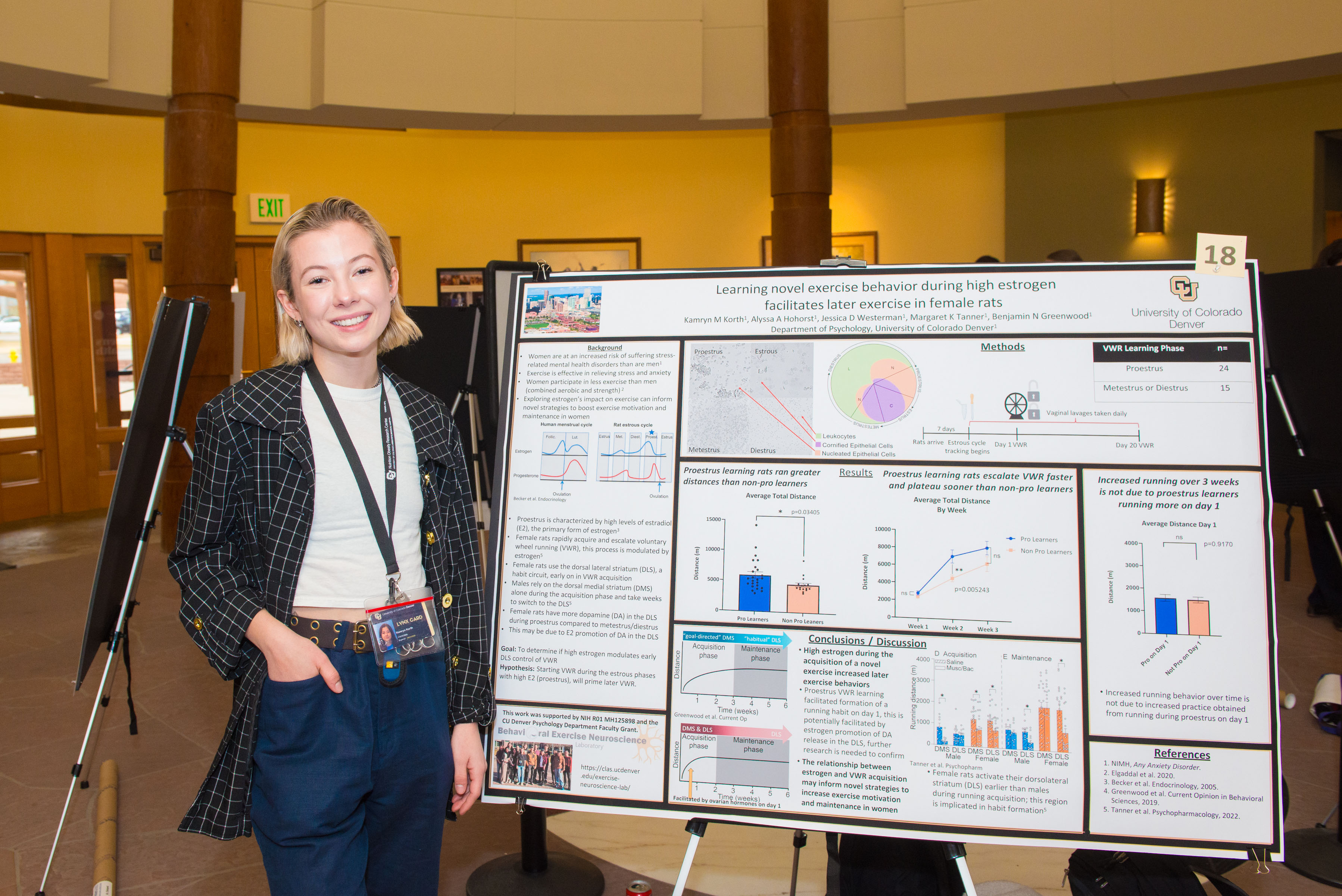 researchers presenting at Womens Health Research Day Event