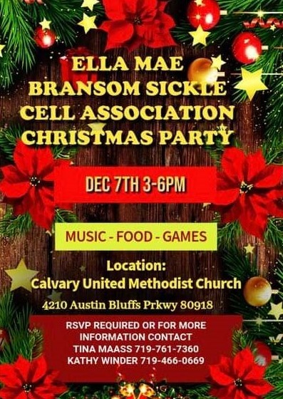 Ella Mae Bransom Sickle Cell Association 2024 Holiday Party