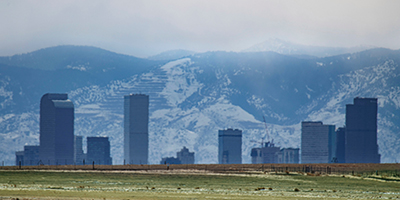 view of denver downtown
