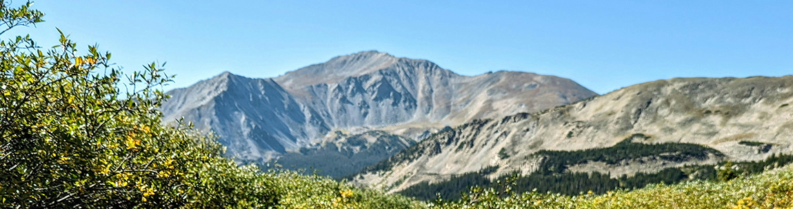 View of fourteeners
