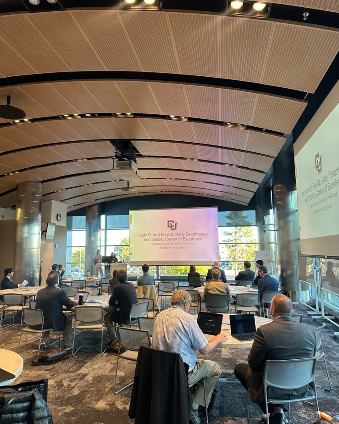 presentation to large group of people