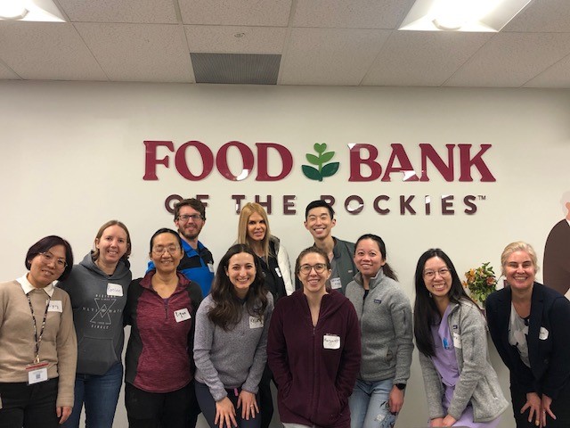 Faculty, Staff, And Residents Volunteer At Food Bank Of The Rockies