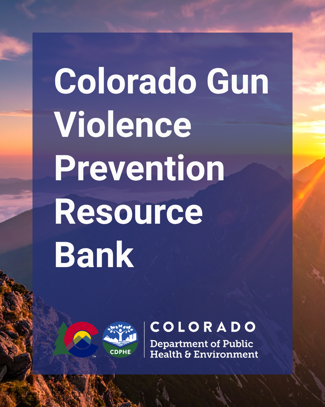 Colorado Gun Violence Prevention Resource Bank