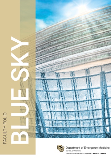 CU Blue Sky Faculty Folio Cover