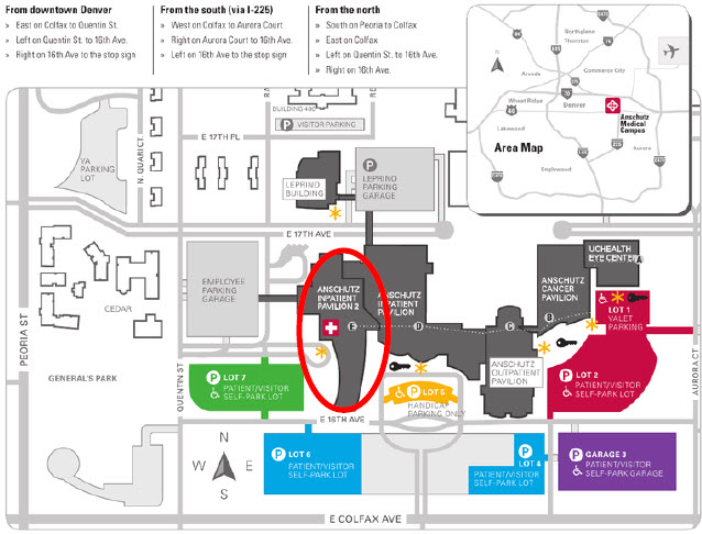 UCHealth Anschutz Campus Map
