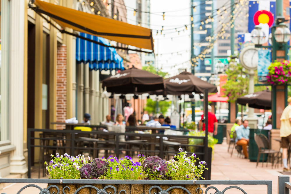 Picture of restaurants on Larimer Square