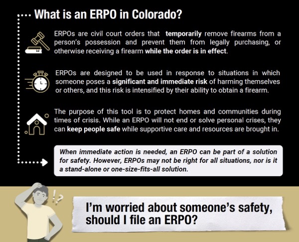 Content describing what ERPOs are in Colorado