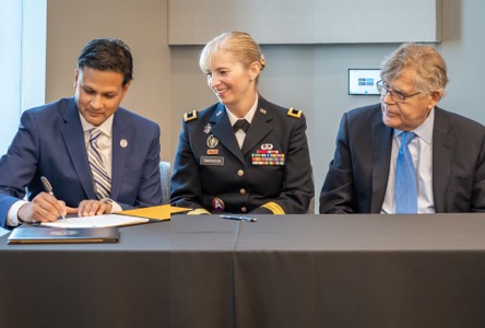 Picture of CU and the DHA Signing Ceremony