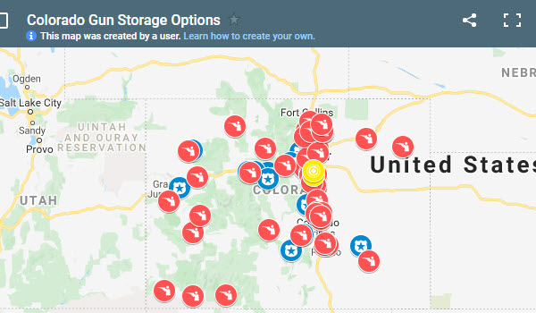 Picture of the gun storage map