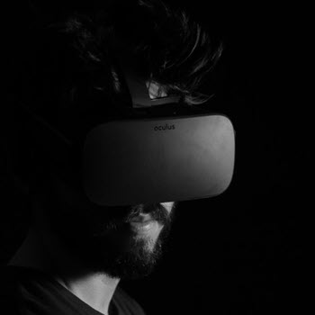 Picture of person using virtual reality