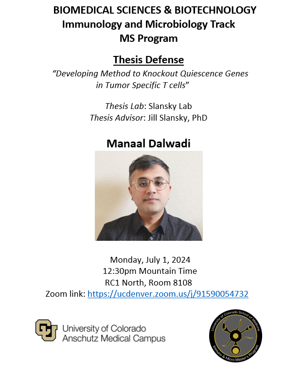 Flyer for a Thesis Defense