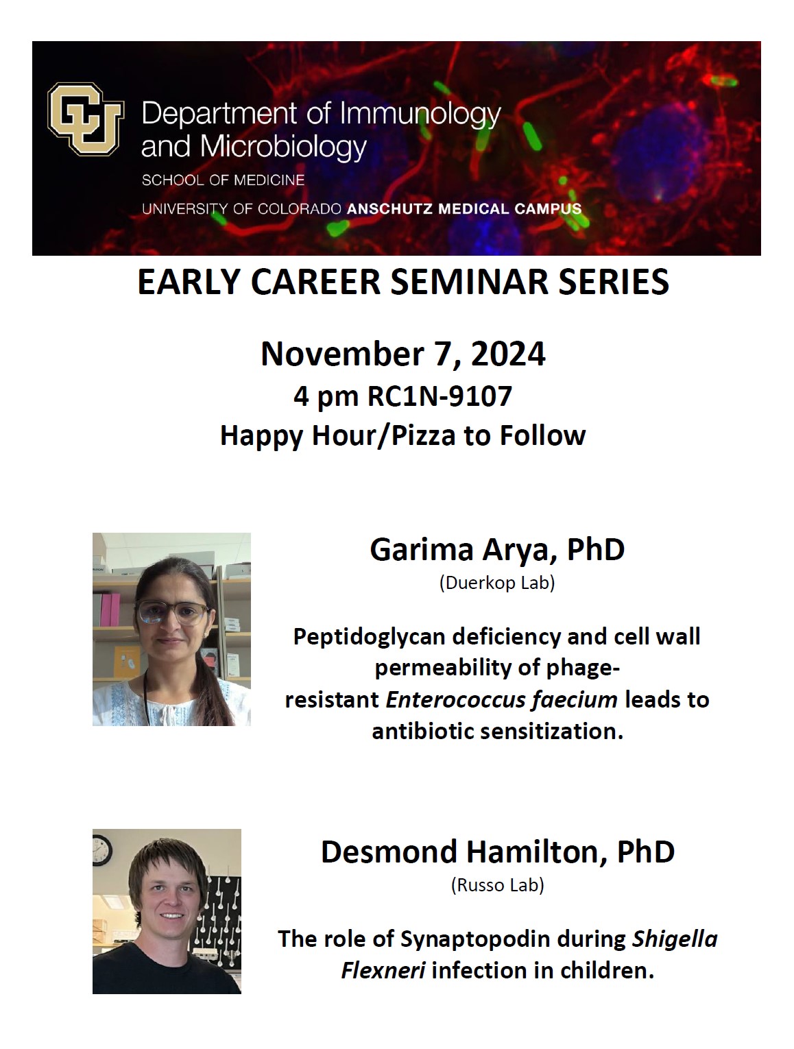 Early Career Seminar Series 11/7