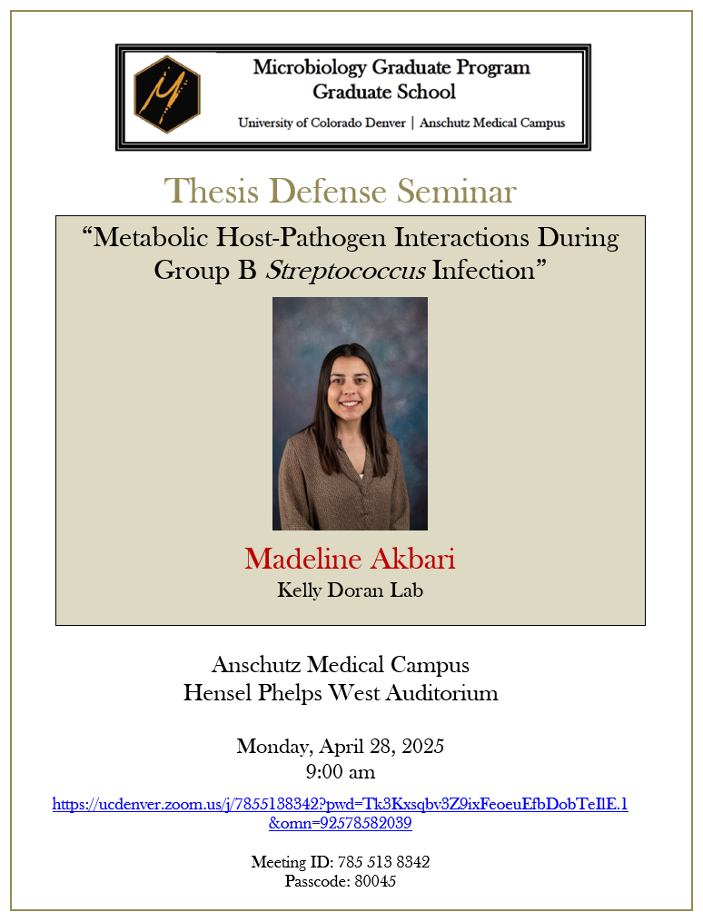 MICBGraduateProgramThesisDefenseMadelineAkbari