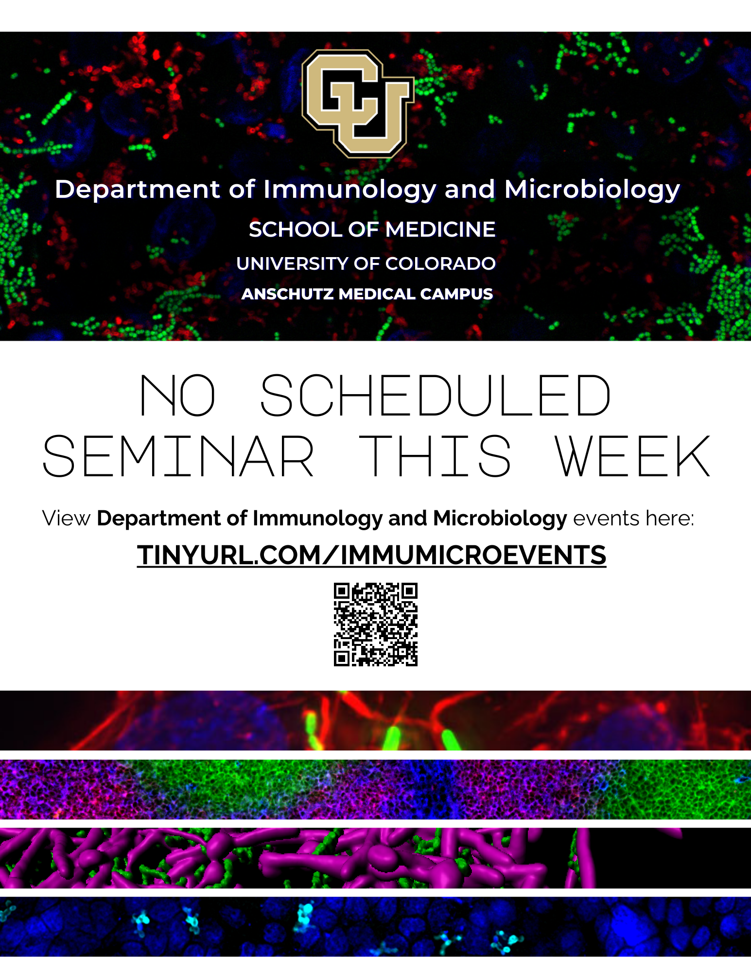DepartmentofImmunoogyandMicrobiologyNoScheduledSeminarthisWeek