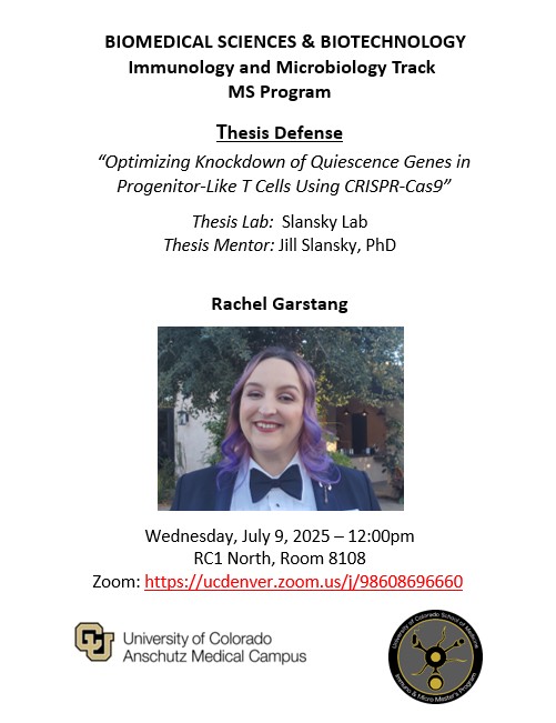 FlyerforMastersProgramThesisDefensefromRachelGarstang