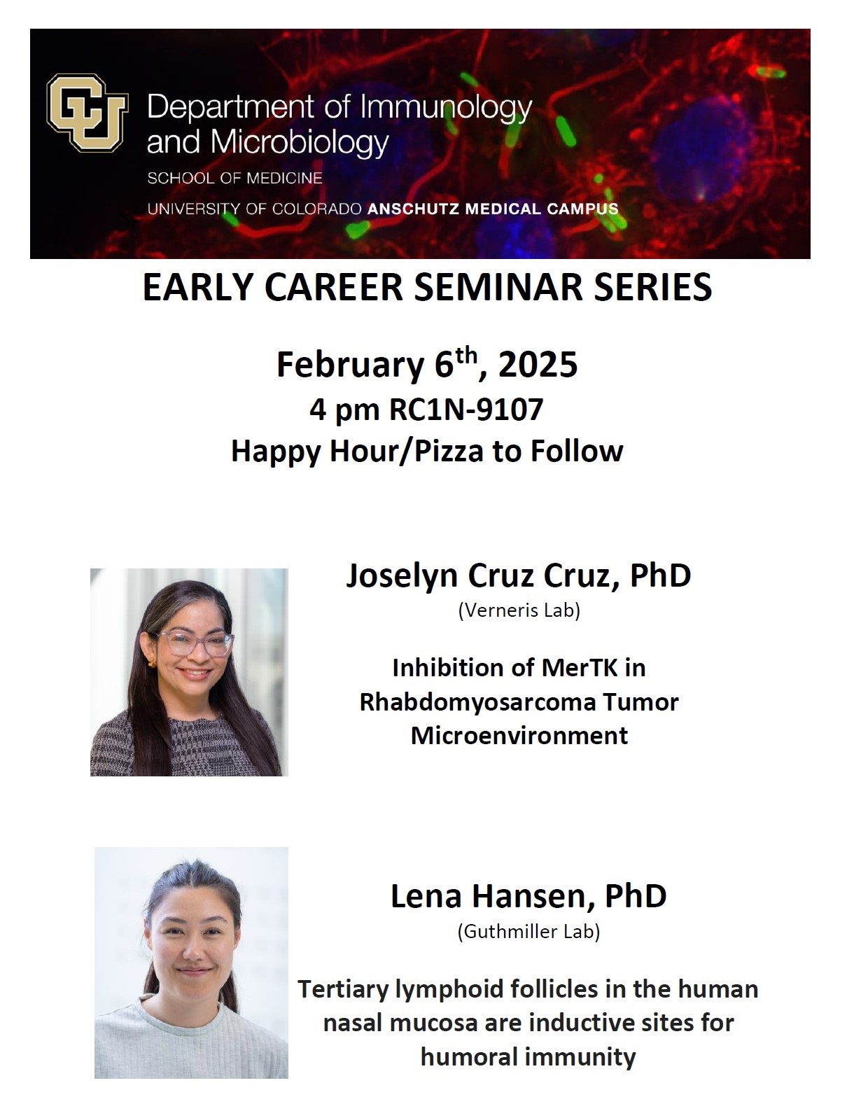 FlyerwithdetailsforEarlyCareerSeminarSerieson2625