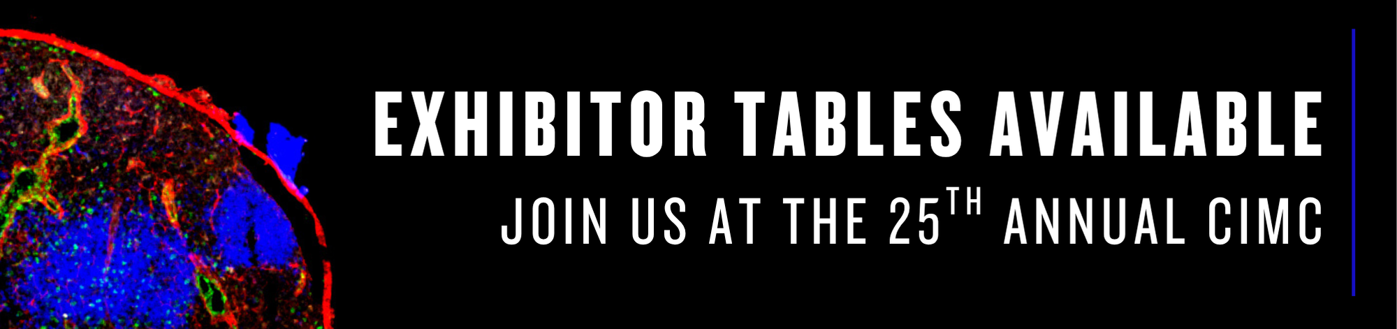 BannerwithblackbackgroundFlourescentscienceimageontheleftandwhitetextontheright