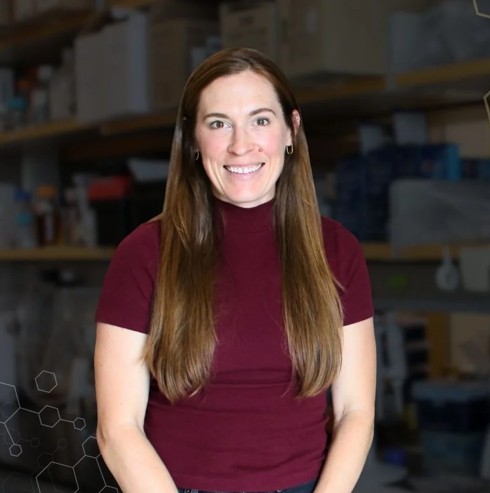 Photo of Kyla Ost with a black background