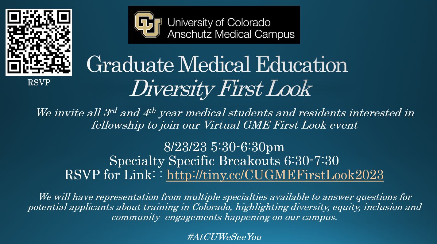 CU Med-Peds First Look Event