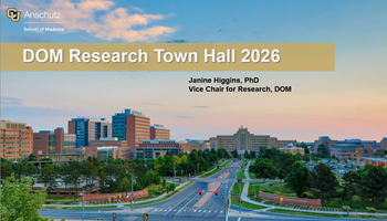 DOM Research Town Hall 2026