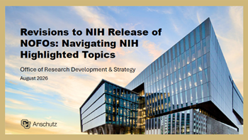 Office of Research Development & Strategy, August 2026