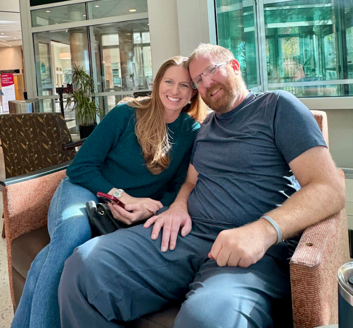 Andy with his wife Kristina