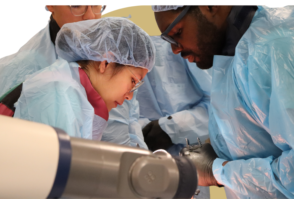 Sera Sempson, MD, in a skills lab