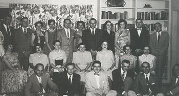 Resident's party at Dr. Taylor's home — June 30, 1954