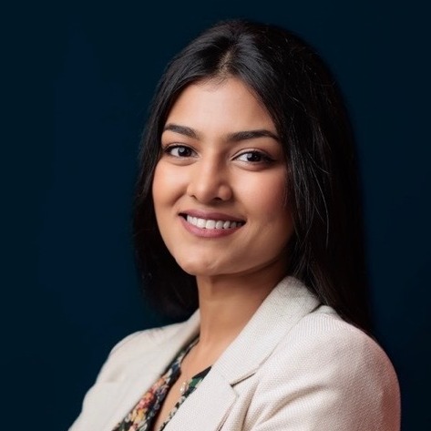 female smiling
