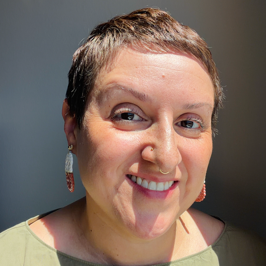 woman smiling