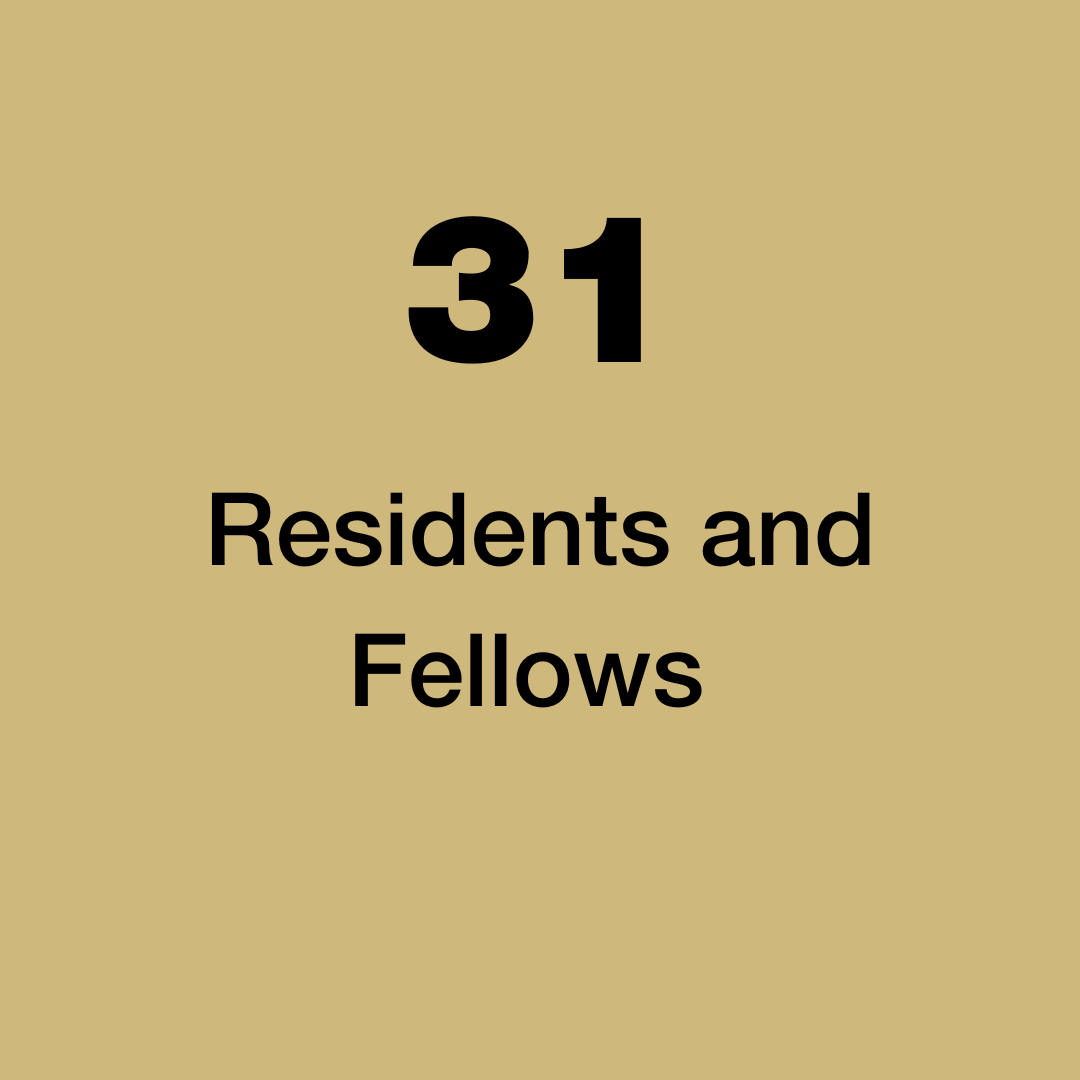 31 Residents and Fellows