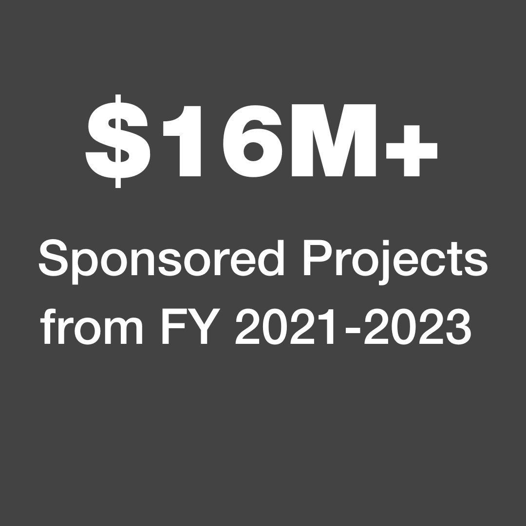 $16M+ Sponsored Projects from Fiscal Year 2021-2023