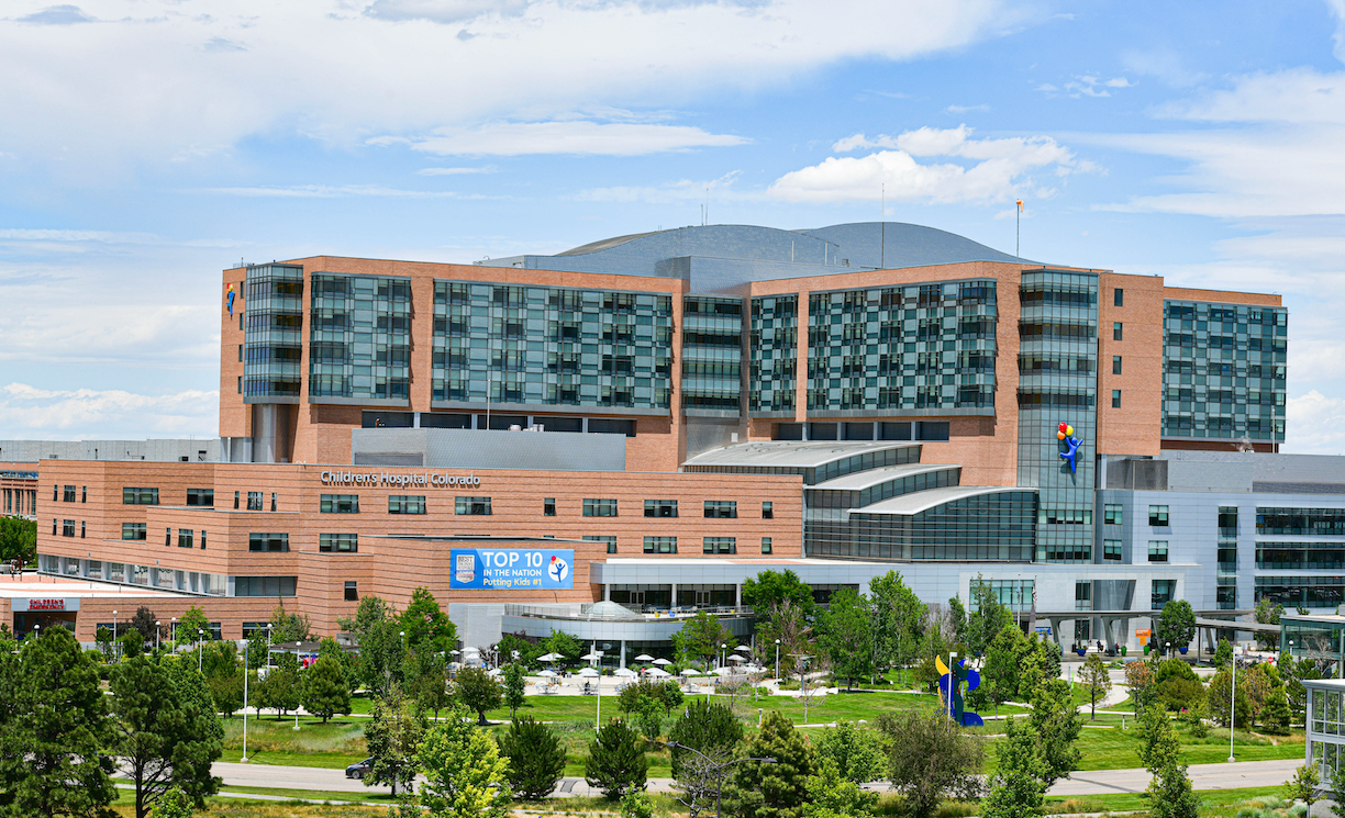 the outside of Children's Hospital of Colorado