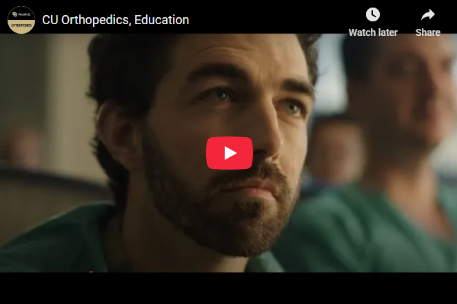 CU Orthopedics Education Video