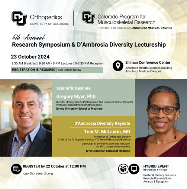 6th Annual Research Symposium & D'Ambrosia Diversity Lectureship