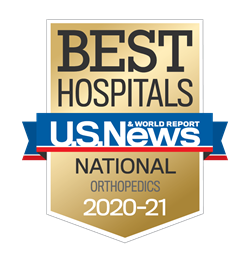 US News,Best Hospitals National Orthopedics 2020-21