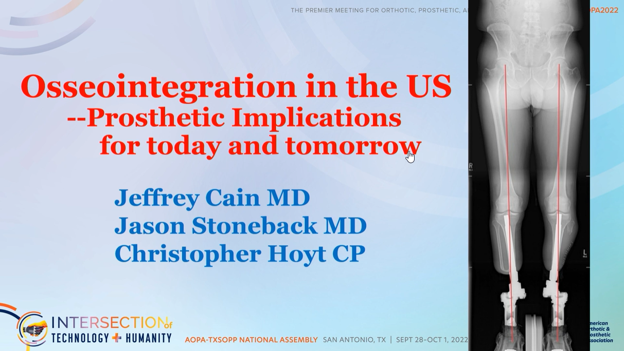 Osseointegration in the US - Conference AOPA