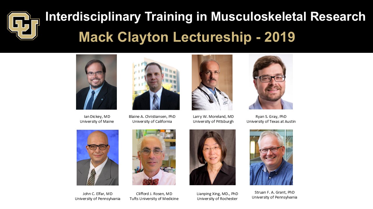 Mark Clayton Lectureship 2019