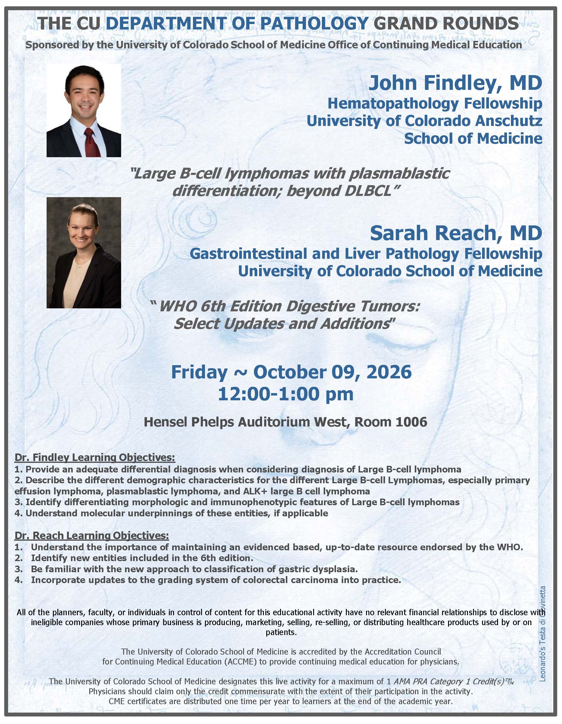 Dr. Findley and Dr. Reach Flyer