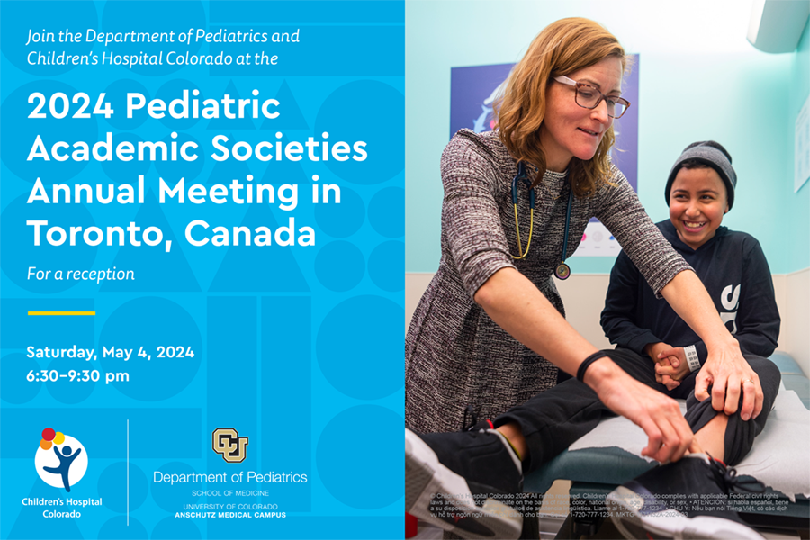 2024 Pediatric Academic Societies Annual Meeting: May 4, Toronto, Canada