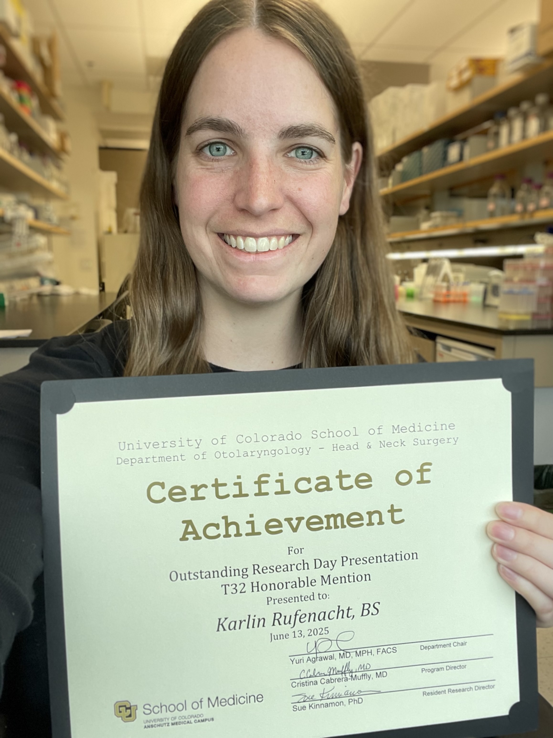 Karlin holding award