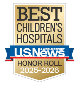 Best Children's Hospital Badge from US News